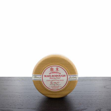 D.R. Harris Marlborough Shaving Soap in Beech Wood Bowl